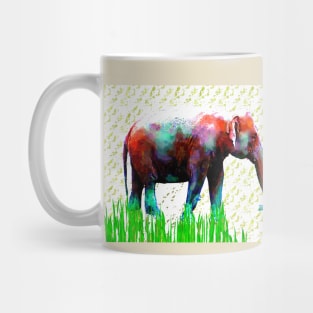 Two Elephants Mug